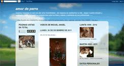 Desktop Screenshot of amordeperro.blogspot.com