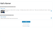 Tablet Screenshot of kalikorner.blogspot.com