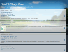 Tablet Screenshot of glenelkvillage.blogspot.com