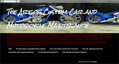 Desktop Screenshot of customcarandmotorcyclemaintenance.blogspot.com