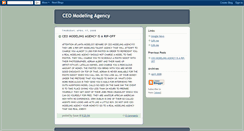 Desktop Screenshot of ceomodelingagency.blogspot.com