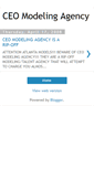 Mobile Screenshot of ceomodelingagency.blogspot.com