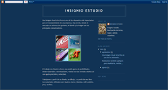 Desktop Screenshot of insignioestudio.blogspot.com