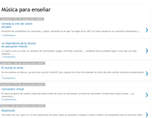Tablet Screenshot of musicaparaensear.blogspot.com