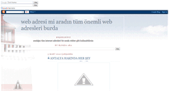 Desktop Screenshot of internetadres.blogspot.com