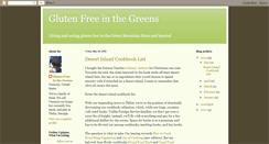 Desktop Screenshot of glutenfreeinthegreens.blogspot.com