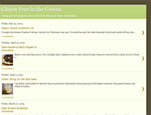 Tablet Screenshot of glutenfreeinthegreens.blogspot.com