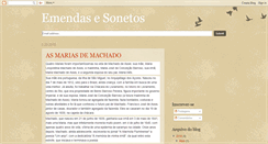 Desktop Screenshot of emendasesonetos.blogspot.com