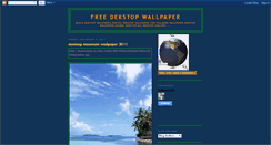 Desktop Screenshot of freedekstopwallpaper.blogspot.com