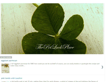 Tablet Screenshot of pot-luck-place.blogspot.com