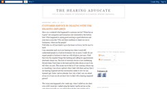 Desktop Screenshot of hearingadvocate.blogspot.com