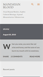 Mobile Screenshot of mandayanblood.blogspot.com