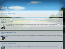 Tablet Screenshot of onlinemagasinenews.blogspot.com
