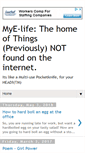 Mobile Screenshot of mye-life.blogspot.com
