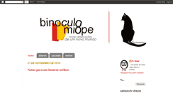 Desktop Screenshot of binoculomiope.blogspot.com