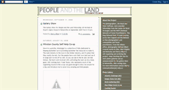 Desktop Screenshot of peopleandland.blogspot.com