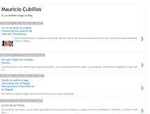 Tablet Screenshot of mauriciocubillos.blogspot.com