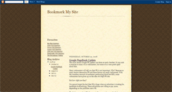 Desktop Screenshot of bookmarkmysite.blogspot.com