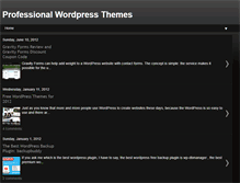 Tablet Screenshot of professional-wordpress-themes.blogspot.com