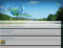 Tablet Screenshot of lelibrechoix.blogspot.com