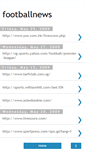 Mobile Screenshot of footballsportnew.blogspot.com