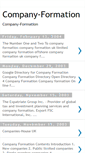 Mobile Screenshot of company-formation.blogspot.com