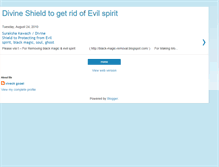 Tablet Screenshot of divineprotections.blogspot.com