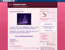 Tablet Screenshot of lipoestetic-promociones.blogspot.com
