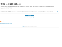 Tablet Screenshot of ihlas-temizlikrobotum.blogspot.com