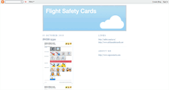 Desktop Screenshot of flightsafetycards.blogspot.com