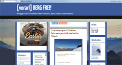 Desktop Screenshot of berg-frei.blogspot.com