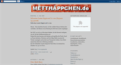 Desktop Screenshot of metthaeppchen.blogspot.com