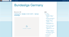 Desktop Screenshot of bundesliga-germany.blogspot.com