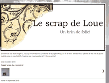 Tablet Screenshot of le-scrap-de-loue.blogspot.com