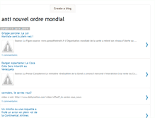 Tablet Screenshot of antinouvelordremondial.blogspot.com