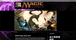 Desktop Screenshot of magic-junkie.blogspot.com