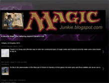 Tablet Screenshot of magic-junkie.blogspot.com