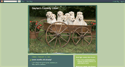 Desktop Screenshot of comedylitter.blogspot.com