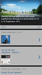 Mobile Screenshot of increasingawarenessexpo.blogspot.com
