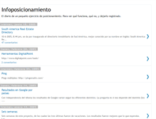 Tablet Screenshot of infoposicionamiento.blogspot.com