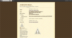 Desktop Screenshot of jobinzworld.blogspot.com