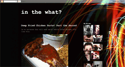 Desktop Screenshot of inthewhat.blogspot.com