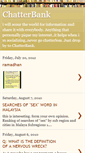 Mobile Screenshot of chatterbank.blogspot.com