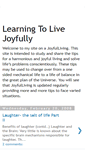 Mobile Screenshot of learningtolivejoyfully.blogspot.com
