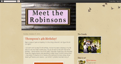 Desktop Screenshot of meetthe5robinsons.blogspot.com