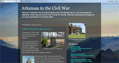 Desktop Screenshot of civilwararkansas.blogspot.com