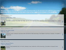 Tablet Screenshot of civilwararkansas.blogspot.com