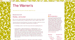 Desktop Screenshot of johnandnataleewarren.blogspot.com