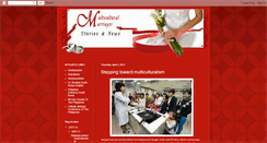 Desktop Screenshot of multiculturalmarriages.blogspot.com