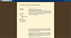 Desktop Screenshot of miamipartyrntal.blogspot.com